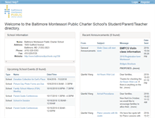 Tablet Screenshot of bmpcs.classroomparent.com